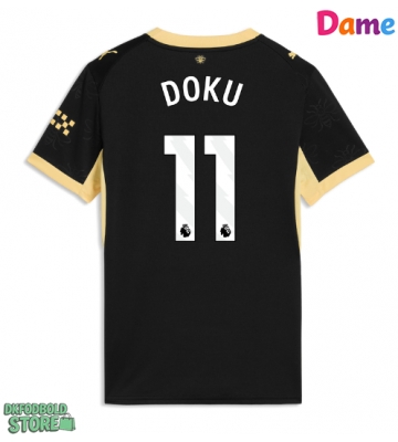 Manchester City Jeremy Doku #11 Replika Udebanetrøje Dame 2026-27 Kortærmet
